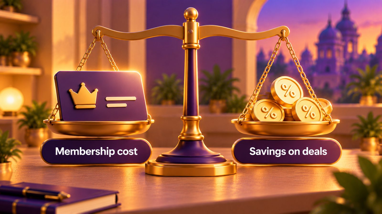 Weighing membership cost against savings on deals